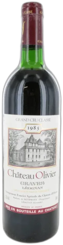 vue du vin Château Olivier