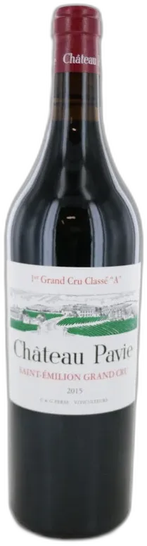 vue du vin Chateau Pavie
