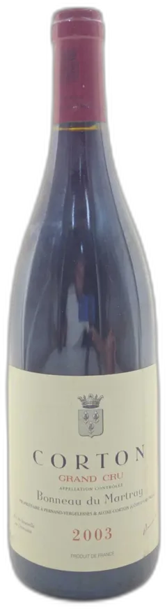 photo du vin Bonneau du Martray Corton
