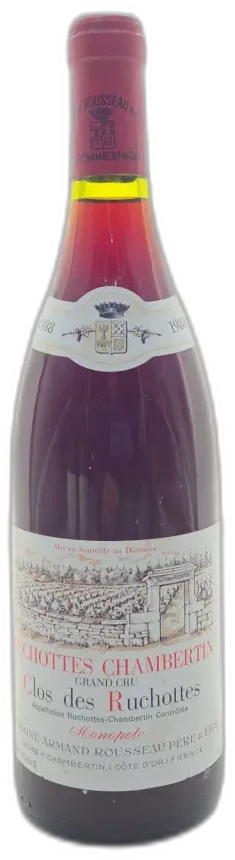 vue du vin Ruchottes Chambertin Grand Cru Domaine Armand Rousseau
