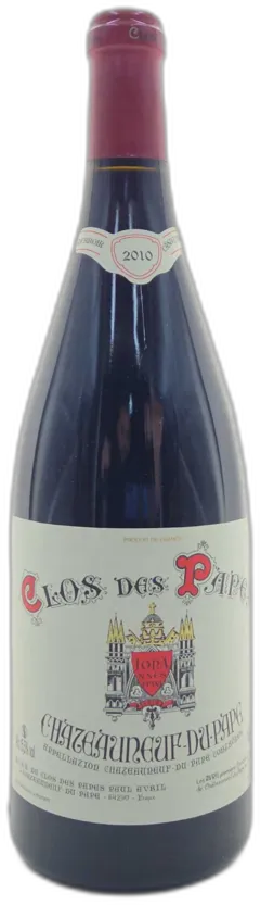 vue du vin Châteauneuf du Pape Rouge Clos des Papes Domaine Paul Avril