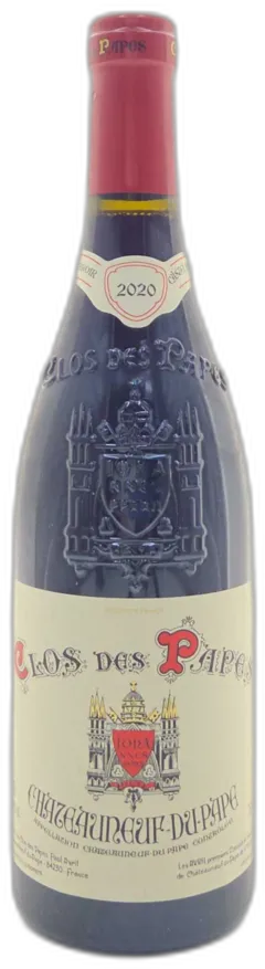vue du vin Châteauneuf du Pape Rouge Clos des Papes Domaine Paul Avril