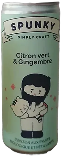 image du vin Spunky Citron Vert et Gingembre