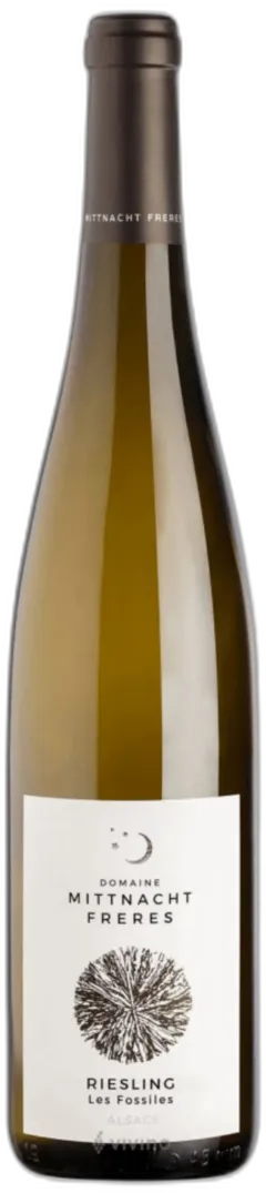 photo du vin Aop Alsace Riesling les Fossiles Domaine Mittnacht Bio