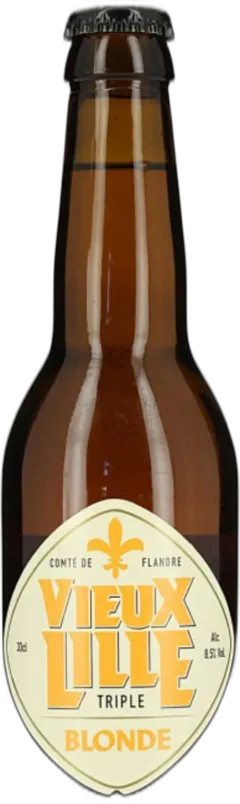 vue du vin Biere France Vieux Lille Triple Blonde