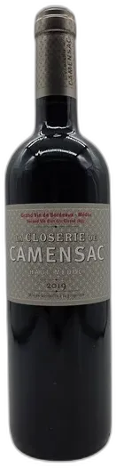 vue du vin la Closerie de Camensac 2017