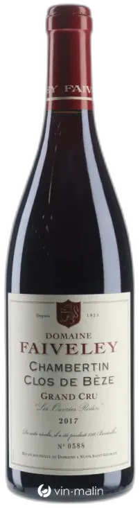 photos du vin Chambertin-Clos de Beze Grand Cru 'les Ouvrees Rodin' Domaine Faiveley