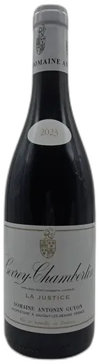 photo du vin Gevrey-Chambertin la Justice Bio