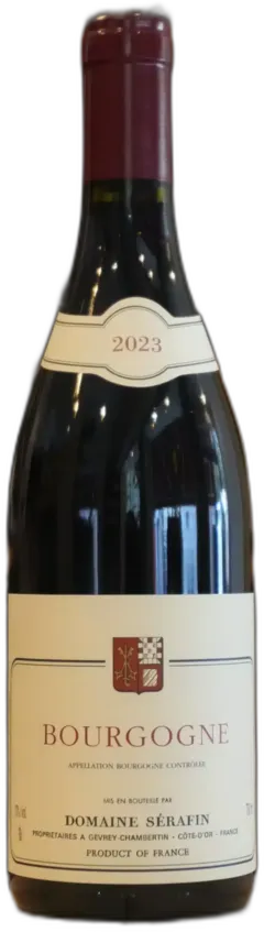 photo du vin Bourgogne Rouge Domaine Sérafin Père et Fils