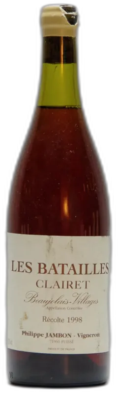 photo du vin Les Batailles Clairet