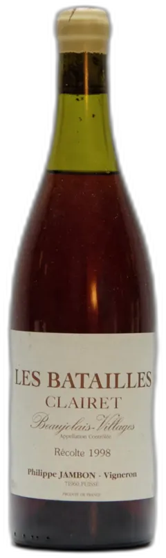 photo du vin Les Batailles Clairet