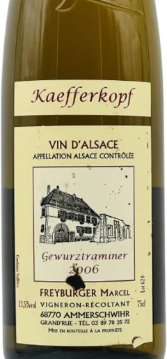 photo du vin Gewurztraminer Kaefferkopf