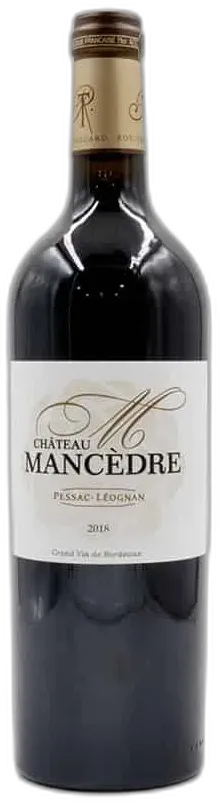photo du vin Château Mancèdre Pessac-Léognan Rouge