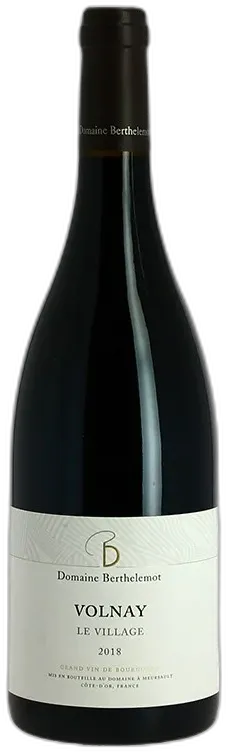image du vin Volnay le Village Bourgogne Rouge Domaine Berthelemot