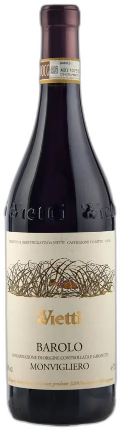 photo du vin Vietti Barolo Docg Monvigliero