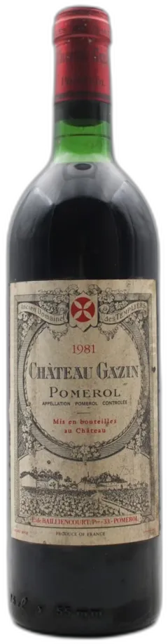 image du vin Château Gazin