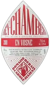 image du vin Derain Gevrey Chambertin en Vosne