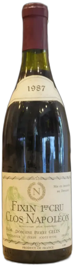 photo du vin Clos Napoléon 1er Cru Rouge Pierre Gelin