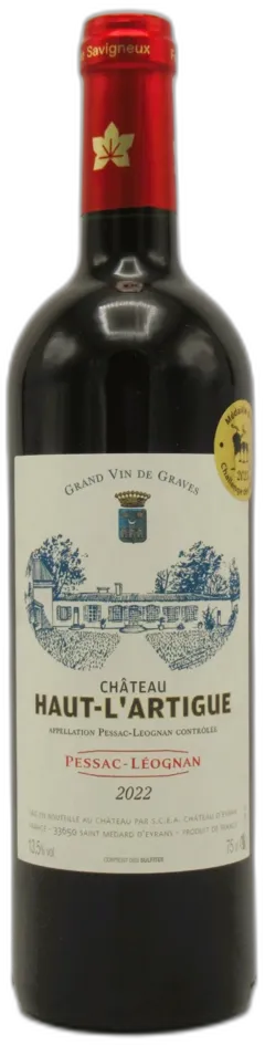 aperçu du vin Château Haut-l’Artigue Pessac Léognan