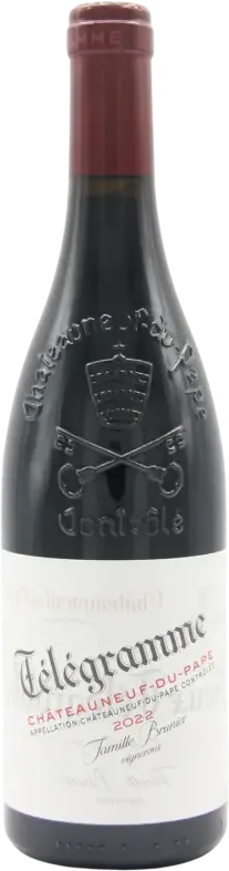 image du vin Châteauneuf-du-Pape Télégramme Vignobles Brunier