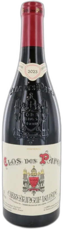 vue du vin Châteauneuf du Pape Rouge Clos des Papes Domaine Paul Avril