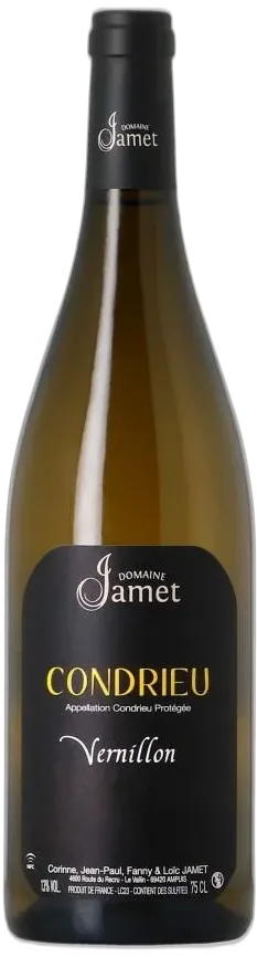 image du vin Condrieu Vernillon Blanc 2020 Domaine Jamet