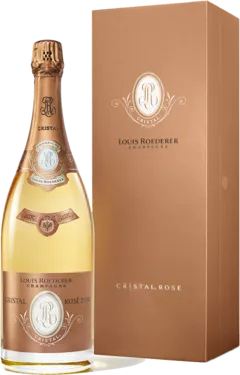 vue du vin Cristal Roederer Rosé