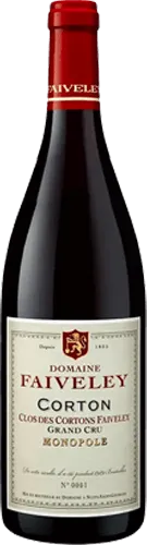 vue du vin Domaine Faiveley Corton Clos des Cortons Grand Cru Monopole Rouge