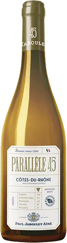 photo du vin Paul Jaboulet "Parallele 45" Côtes du Rhône Blanc Bio