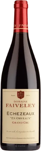 image du vin Domaine Faiveley "en Orveaux" Grand Cru Echezeaux Rouge Échézeaux