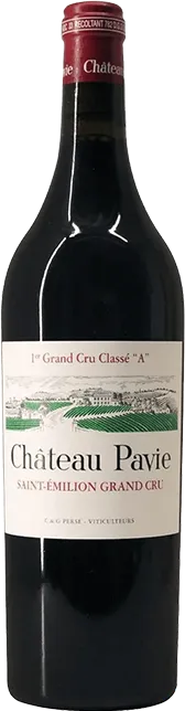 vue du vin Chateau Pavie