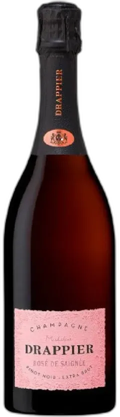 vue du vin Champagne Drappier Rosé de Saignée Rosé Drappier