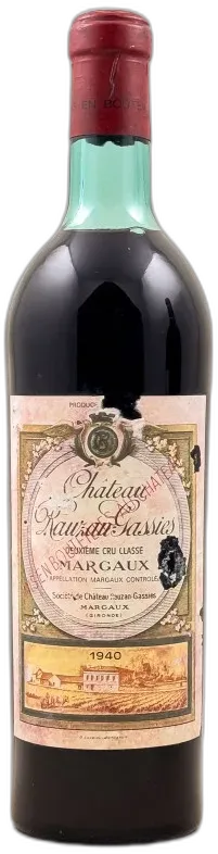 image du vin Rauzan Gassies