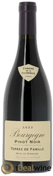 photo du vin Bourgogne Pinot Noir Domaine de la Vougeraie