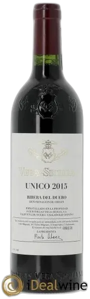 vue du vin Único Vega Sicilia