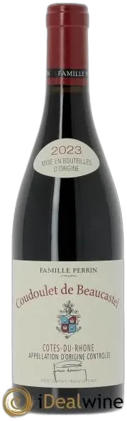vue du vin Coudoulet Côtes du Rhône Château de Beaucastel