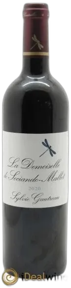 illustration du vin la Demoiselle de Sociando Mallet Rouge