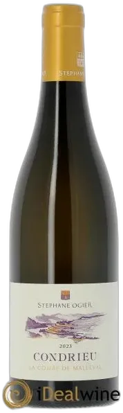 vue du vin la Combe de Malleval Stéphane Ogier Blanc