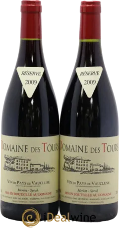 photo du vin Domaine des Tours Merlot-Syrah