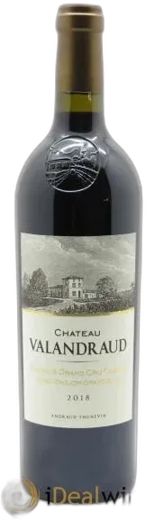 vue du vin Château Valandraud