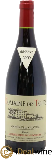 photo du vin Domaine des Tours Merlot