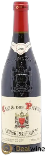 vue du vin Châteauneuf du Pape Rouge Clos des Papes Domaine Paul Avril