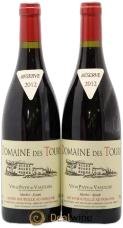 photo du vin Domaine des Tours Merlot-Syrah