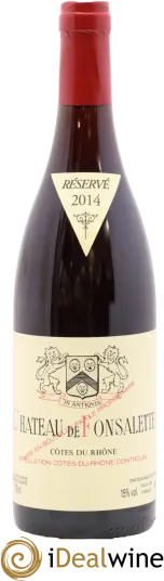 aperçu du vin Château de Fonsalette Emmanuel Reynaud