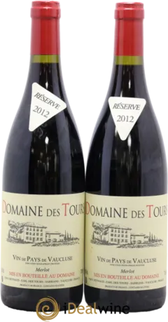 photo du vin Domaine des Tours Merlot