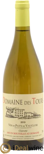 photo du vin Domaine des Tours Blanc