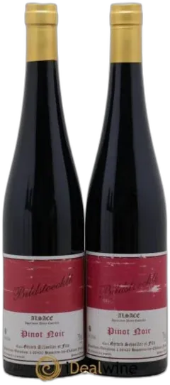 image du vin Alsace Pinot Noir Bildstoeckle Gérard Schueller