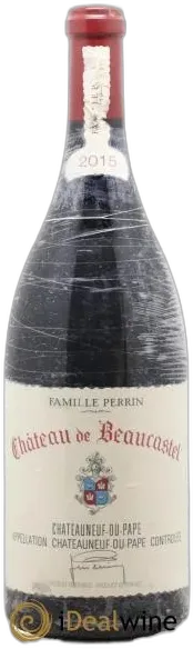 vue du vin Château de Beaucastel Famille Perrin