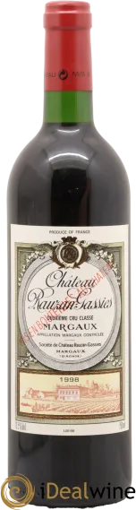 image du vin Rauzan Gassies