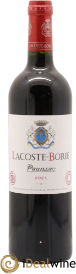 photo du vin Lacoste Borie